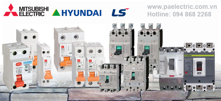 Thiết bị điện Misubishi - LS - HyunDai