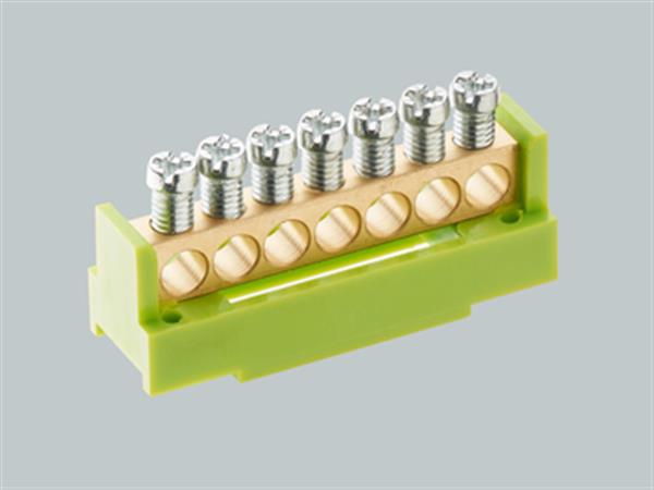 PE-TERMINAL, GREEN/YELLOW for bar 12 x 2