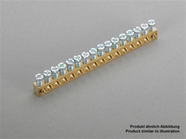 EARTH/NEUTRAL BUSBAR 63A 16 terminal points